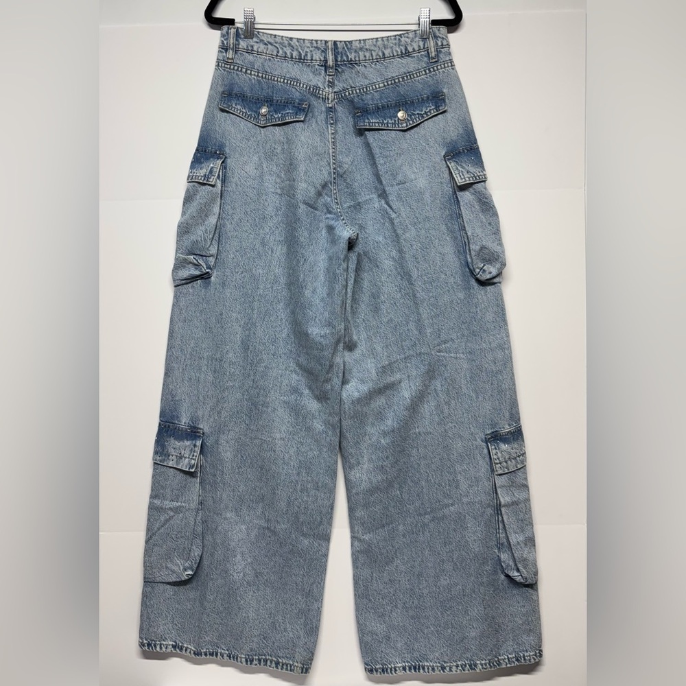 ✨Forever 21 Cargo Jeans Size 29 - Picture 2 of 16